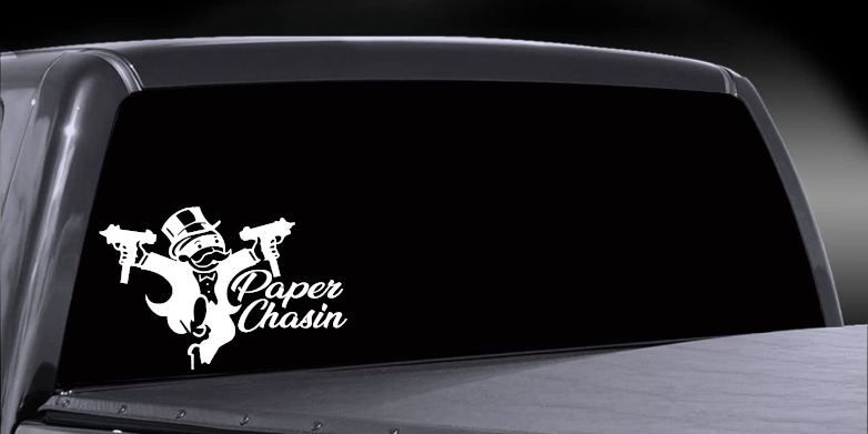 Paper Chasin Decal – Rattler Supply Co