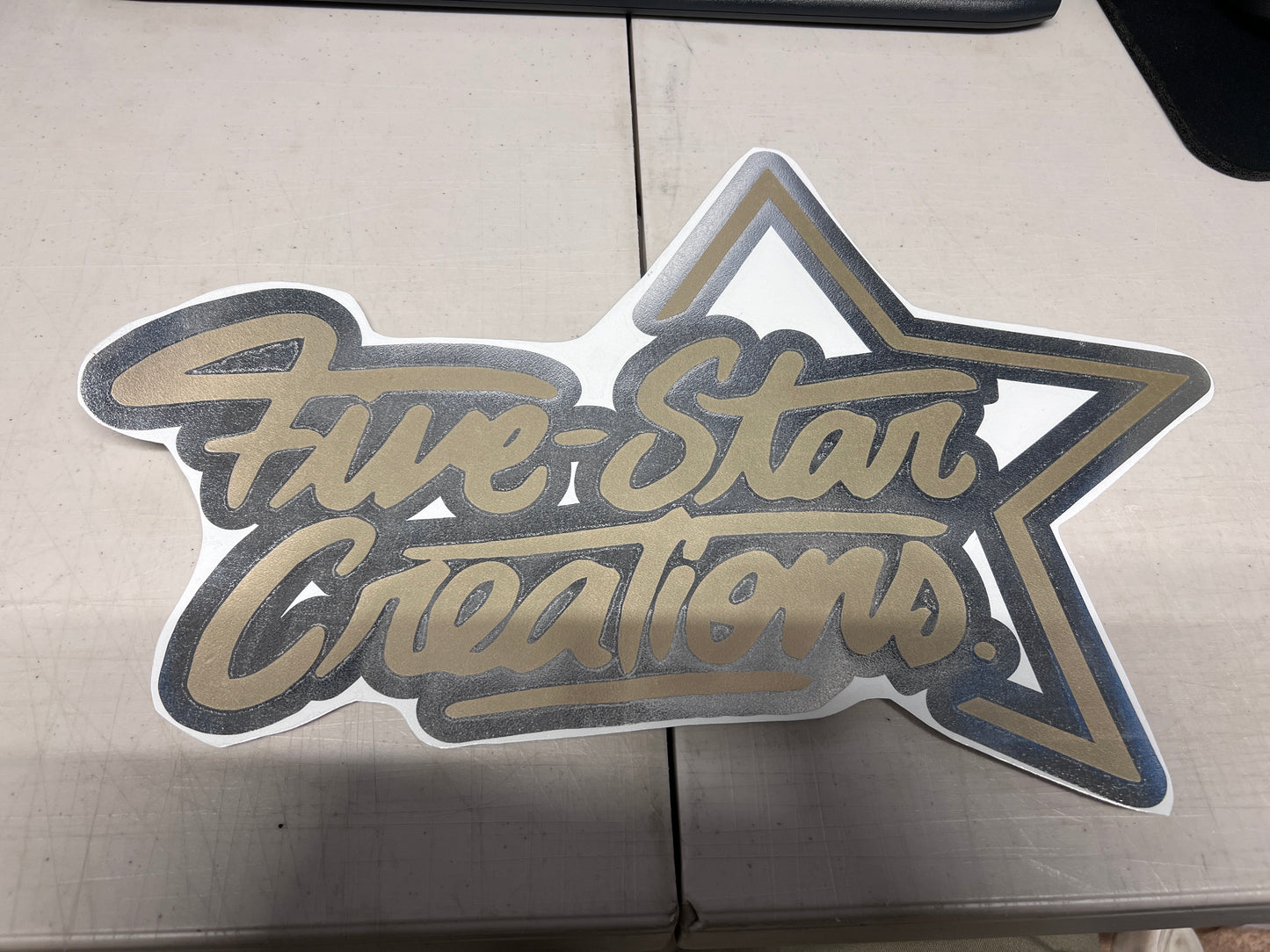 Custom 5 Star Creations Decal