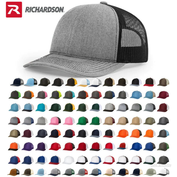 Custom Leather Patch Hat - Richardson 112