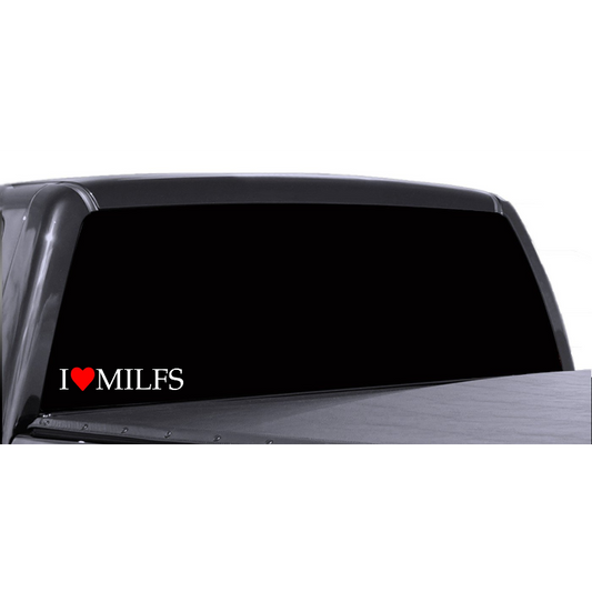 I Heart Milfs Decal