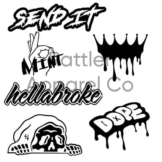 Tint Strip Sticker Pack