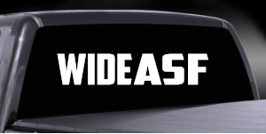 WIDEASF Decal